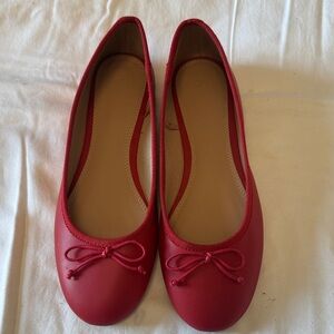 H&M Vibrant Red Flats
